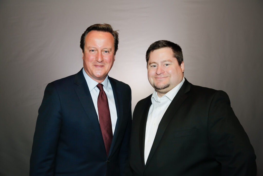 David Cameron and The Bill Dorn